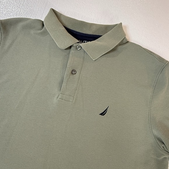 Nautica Other - Nautica‎ Performance Deck Shirt Size L Adult Green Classic Fit Short Sleeve Golf